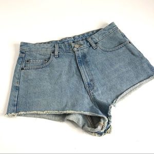BDG Denim High Rise Hamilton Shorts 32